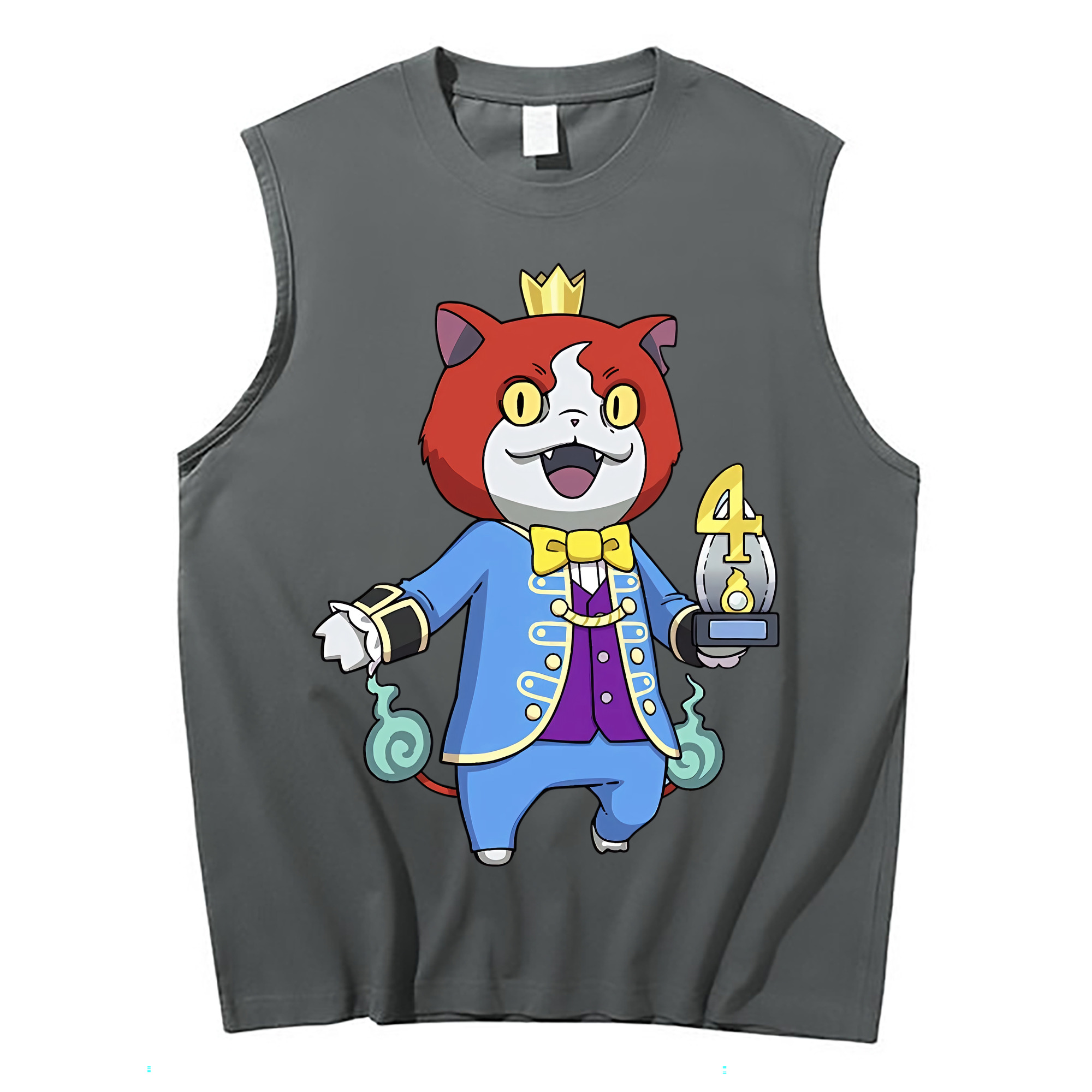 （画像用） 妖怪ウォッチ Yo-kai Watch コットン100％タンクトップ（フロントプリント）